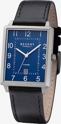 REGENT Analog Watch in Black: front