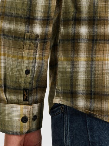 PME Legend Regular fit Button Up Shirt 'Shirt with check pattern' in Green