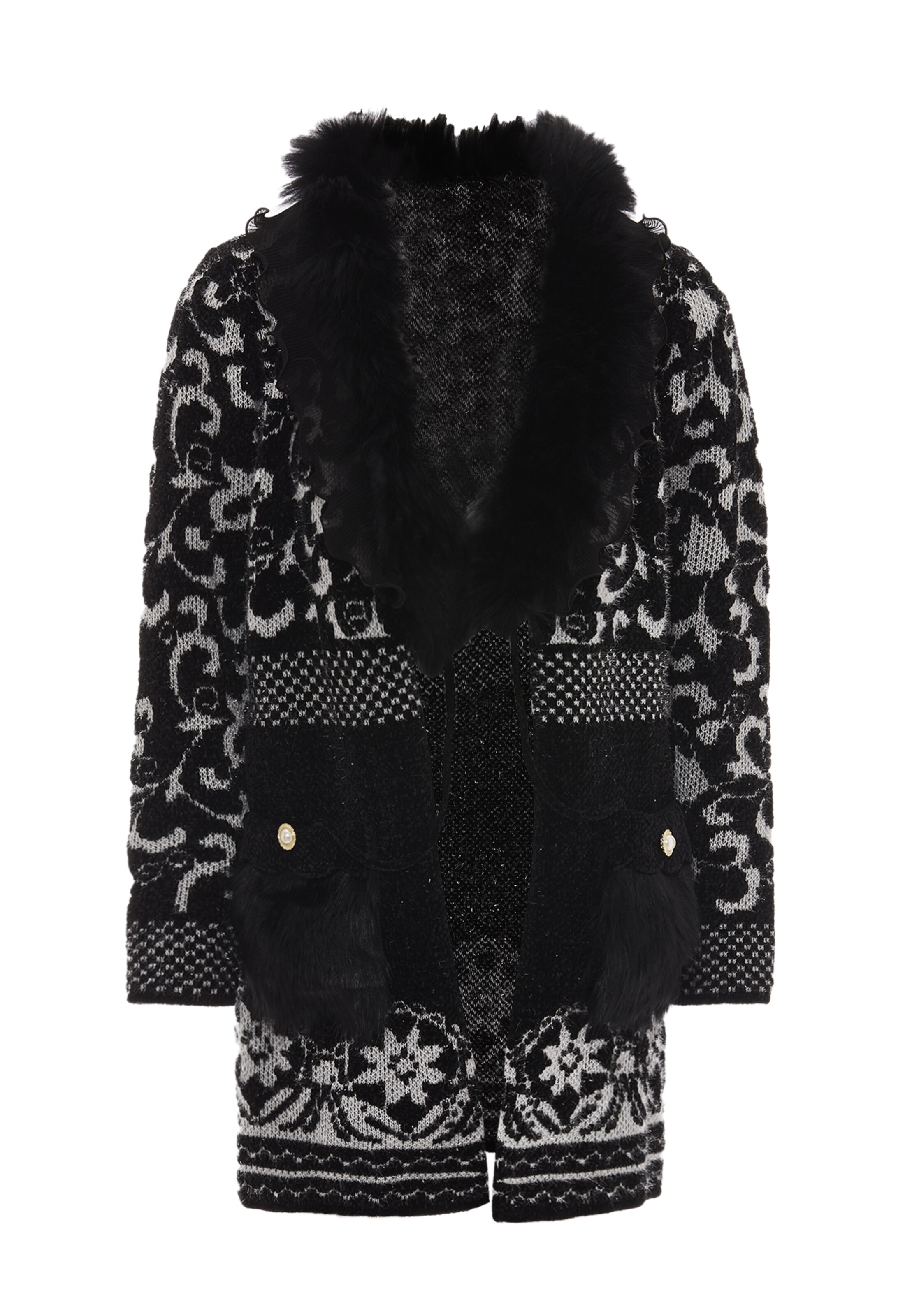 faina Kofta i svart: framsida