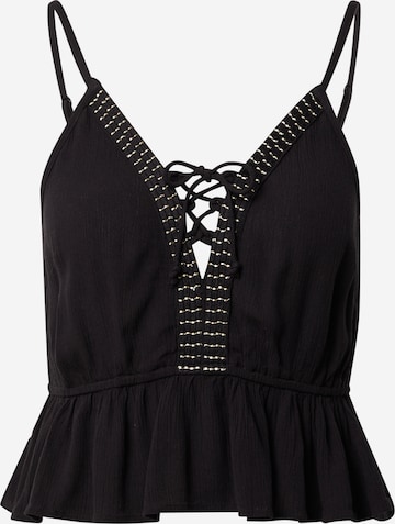 ABOUT YOU Top 'Valeria' in Black: front