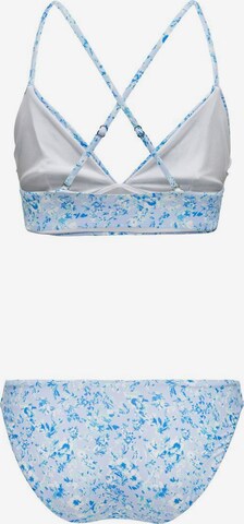 ONLY Bustier Bikini i blå