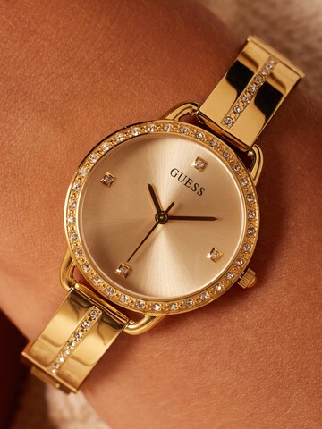 GUESS Analoog horloge 'Design' in Goud