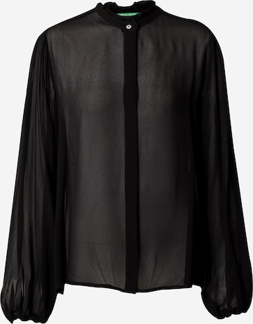 Camicia da donna di UNITED COLORS OF BENETTON in nero: frontale