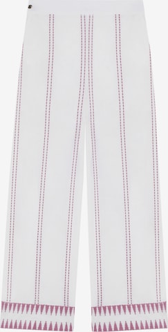 Scalpers Wide leg Trousers 'Chloe' in White: front