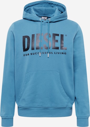 DIESEL Sweatshirt in Blau: front