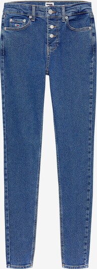 Tommy Jeans Jeans 'Nora' in blue denim / rot / weiß, Produktansicht