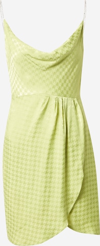 Robe de cocktail Warehouse en vert : devant