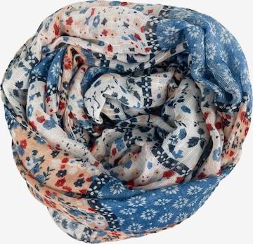 Kumixi Schlauchschal in Blau: Vorderseite