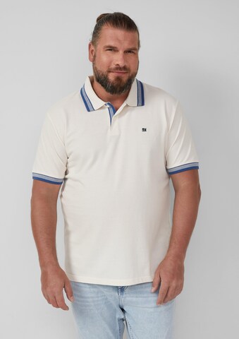 s.Oliver Men Big Sizes Shirt in White: front