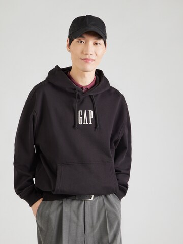 Sweat-shirt GAP en noir : devant