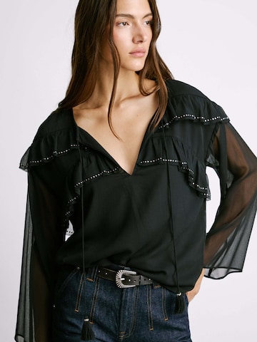 Chemisier Pepe Jeans en noir