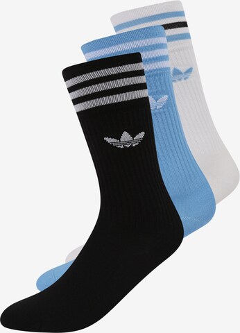 Chaussettes ADIDAS ORIGINALS en bleu : devant