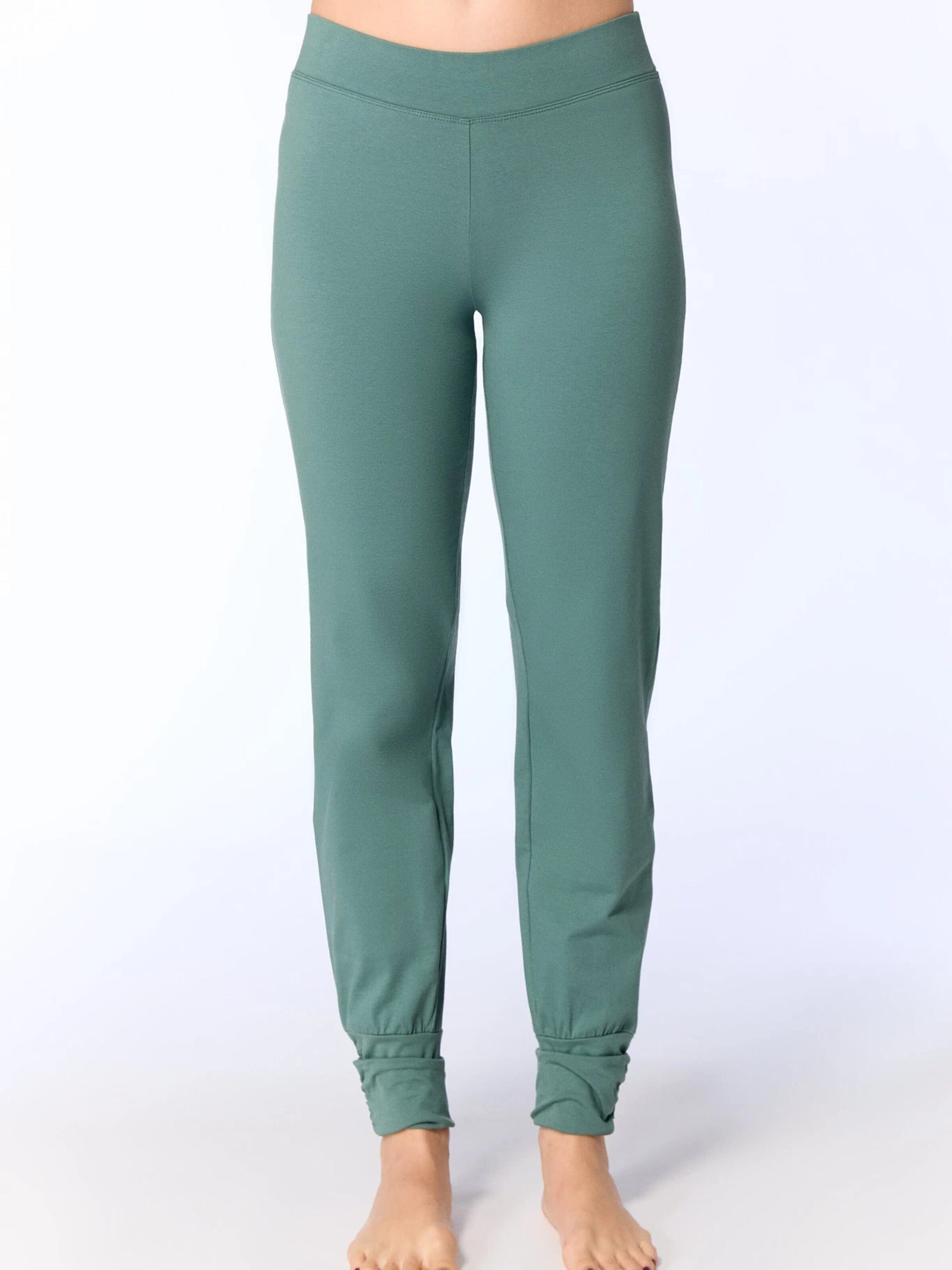 Albero Natur Pants 'Damen Bio-Baumwoll Yogahose' in Green: front