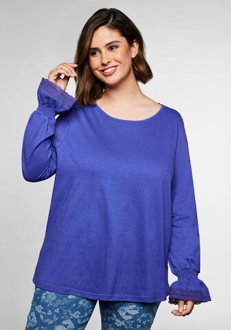 SHEEGO Shirt in Purple: front