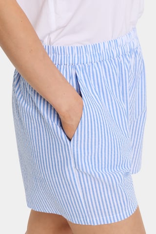 SAINT TROPEZ Regular Broek in Blauw