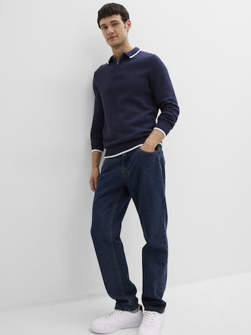 bonprix Sweter w kolorze niebieski