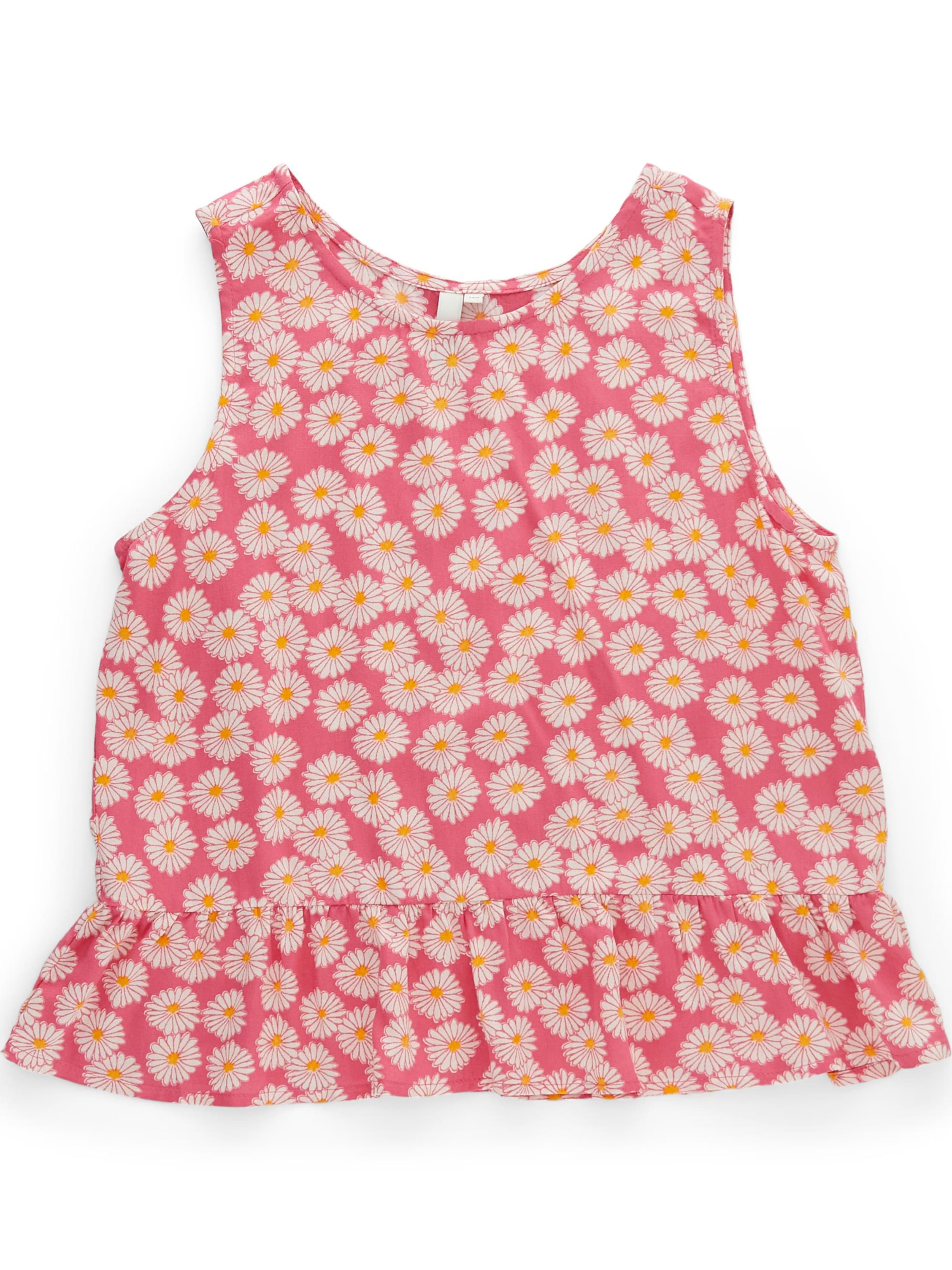 Pieces Kids Top 'Nya' in Pink: front