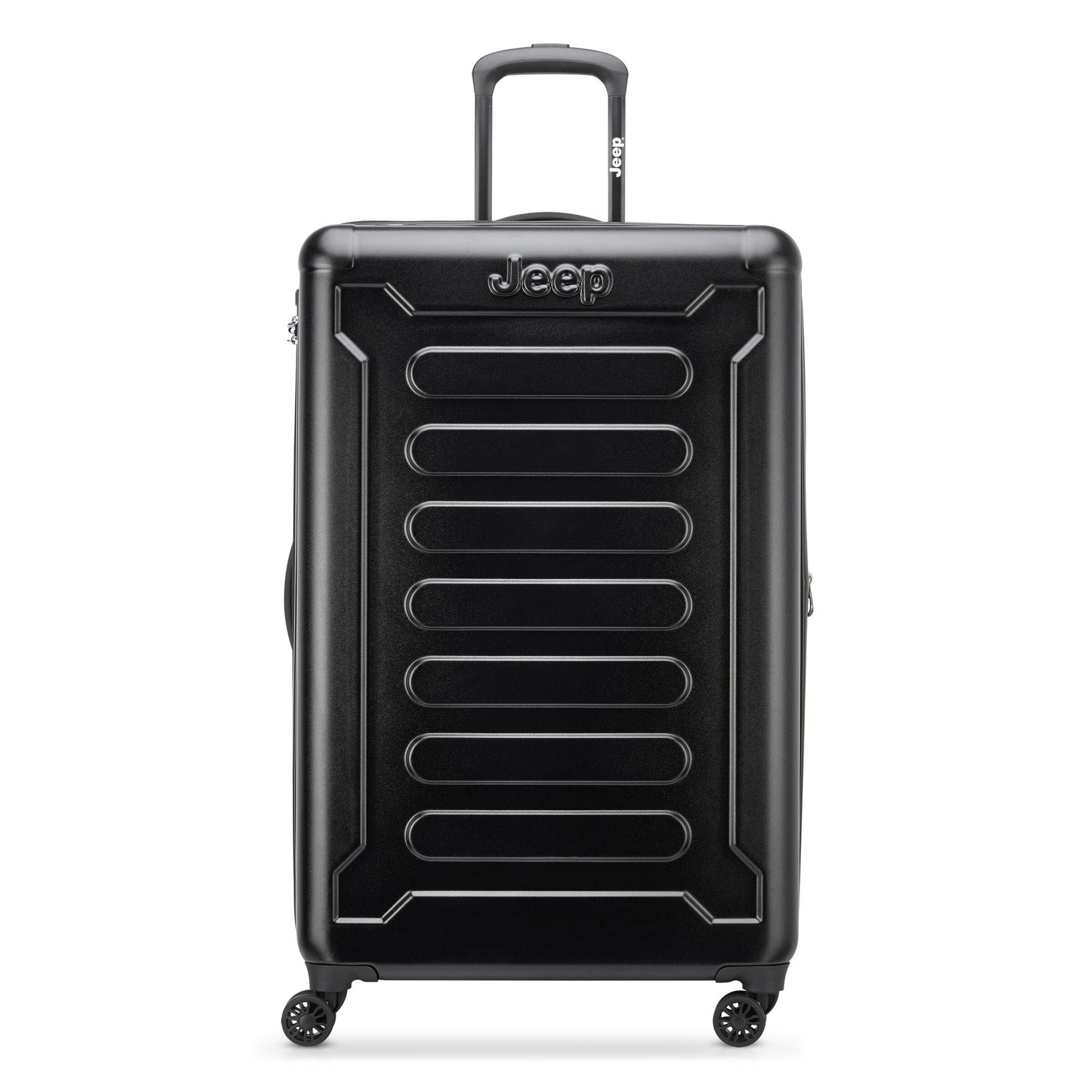 Trolley 'JH004C' di Jeep in nero: frontale