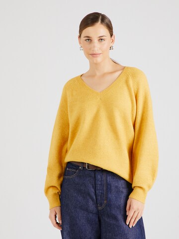 VERO MODA Свитер 'VMLEAF' в Желтый: спереди