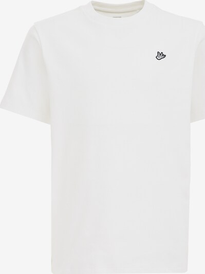 WE Fashion Camiseta en negro / blanco, Vista del producto