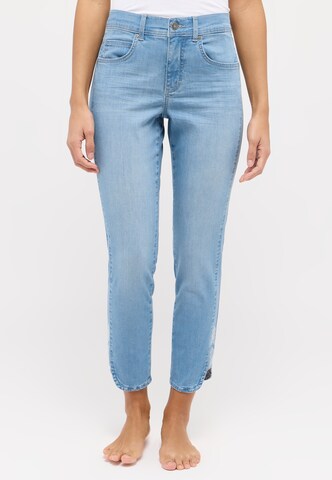 Coupe slim Jean 'Ornella' Angels en bleu : devant
