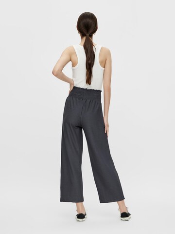 PIECES Wide leg Pants 'Curli' in Blue