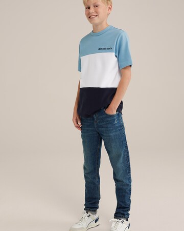 WE Fashion Μπλουζάκι σε μπλε