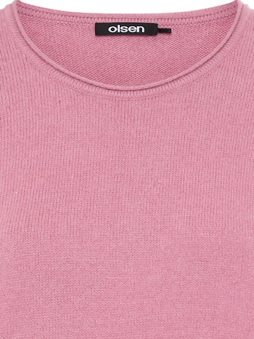 Pull-over 'Henny' Olsen en rose