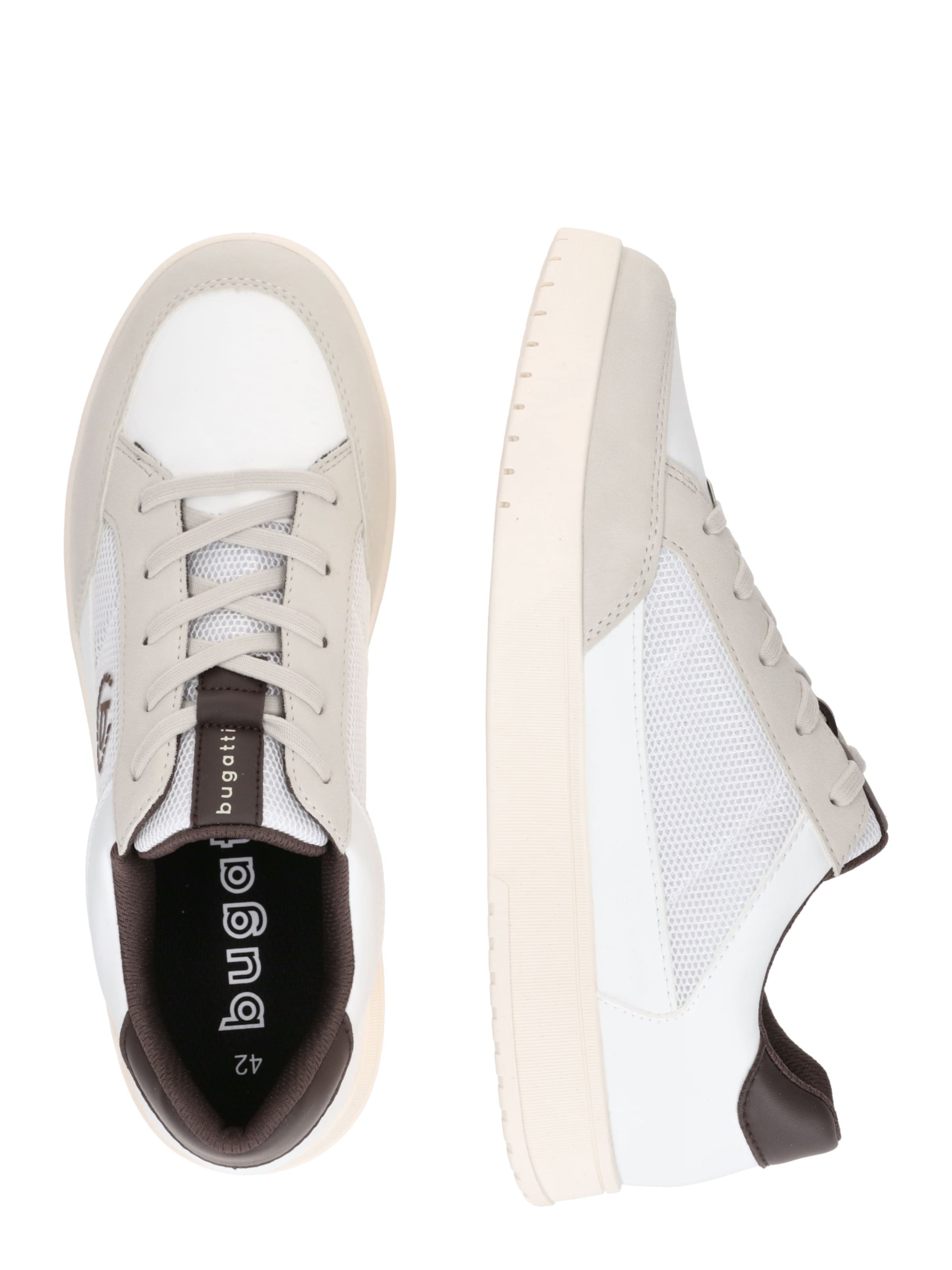 bugatti - Zapatillas deportivas bajas 'Helium' en blanco: lado