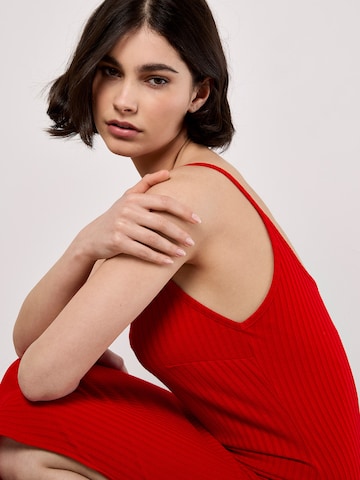 Robe ' ' Apricot en rouge