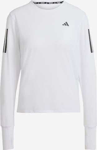 T-shirt fonctionnel 'Own The Run' ADIDAS PERFORMANCE en blanc : devant