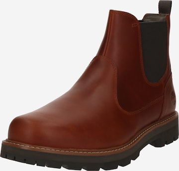 ruda TIMBERLAND „Chelsea“ batai: priekis