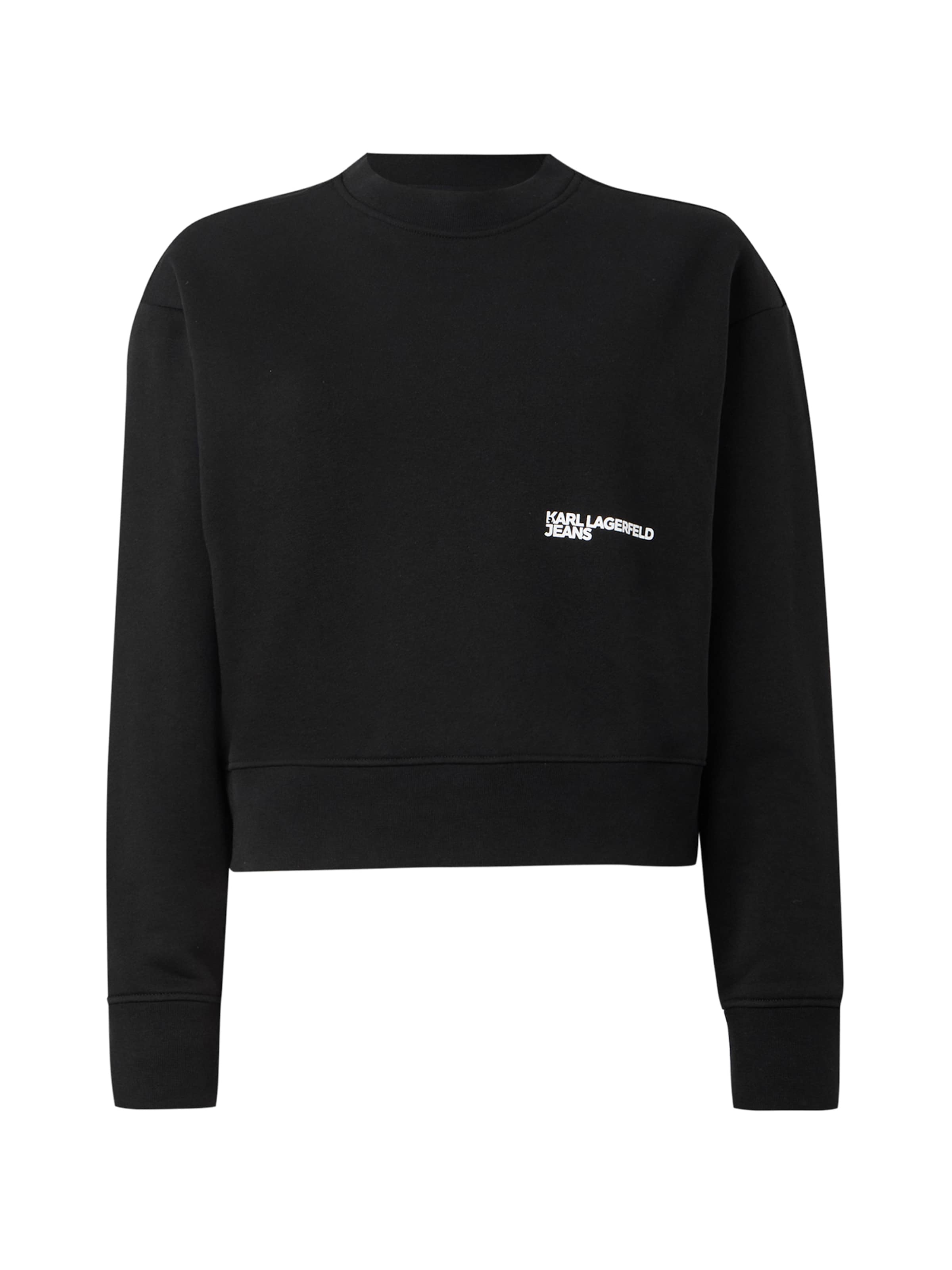 KARL LAGERFELD JEANS - Sweatshirt em preto: frente