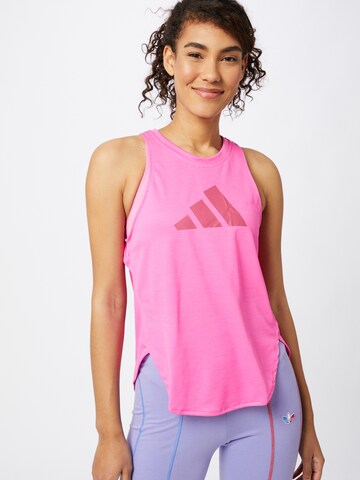 ADIDAS PERFORMANCE Sporttop in Roze: voorkant