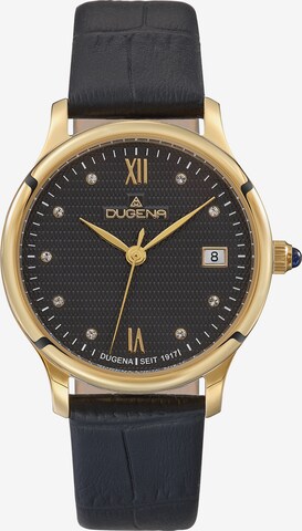 DUGENA Analog Watch in Black: front