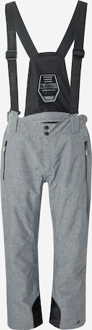 KILLTEC Regular Workout Pants 'KSW 146' in Grey: front