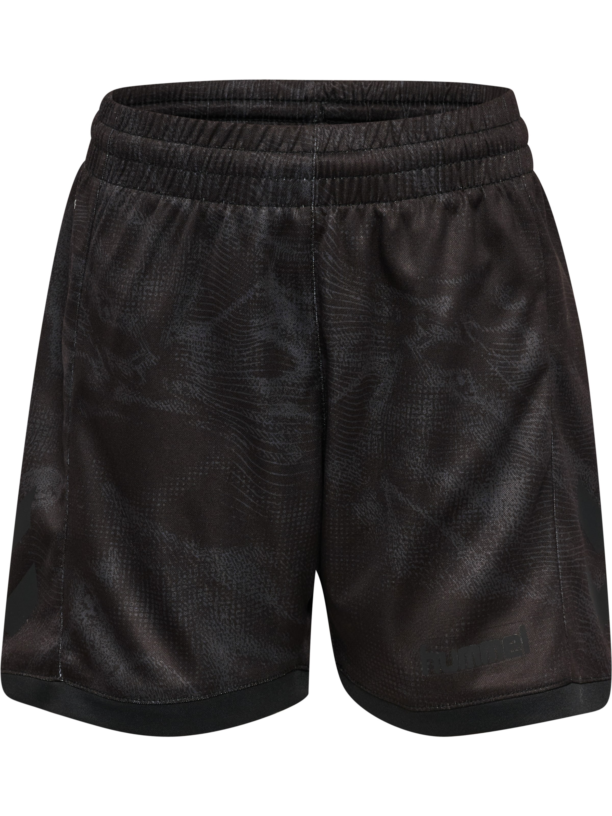 Hummel Regular Workout Pants in Black: front