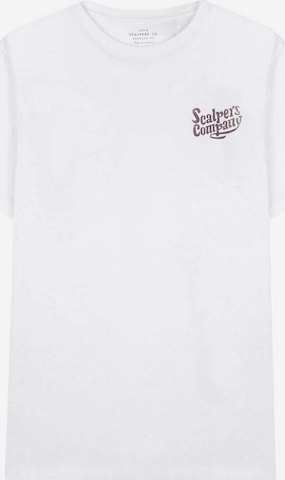 Scalpers Tričko - biela: predná strana