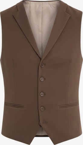 Ombre Bodywarmer 'OM-BLZV-0144' in Bruin: voorkant