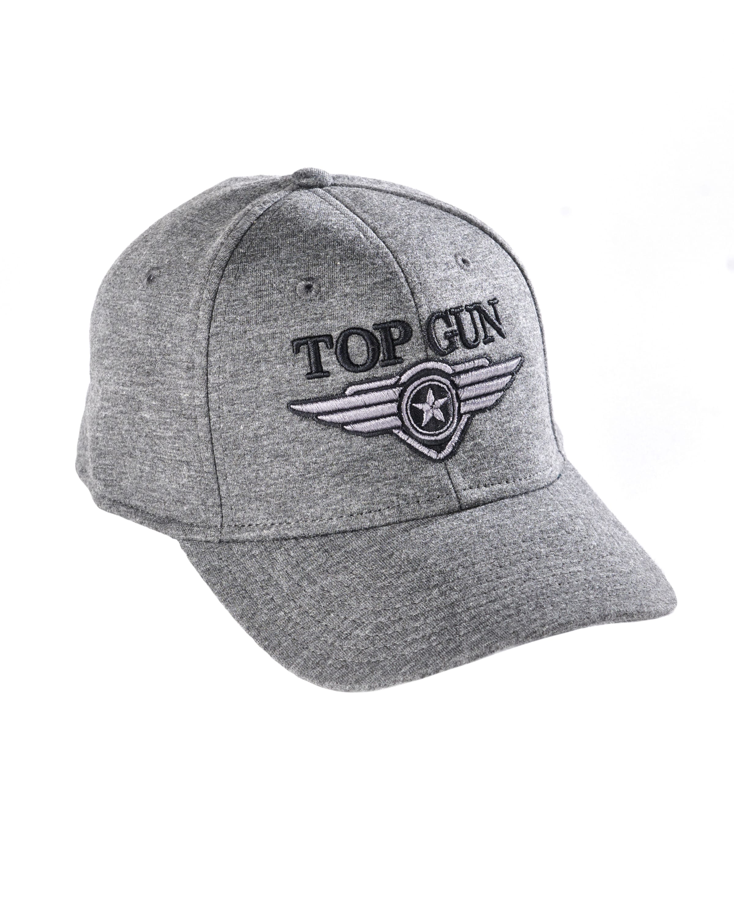 TOP GUN Cap in Grau: Vorderseite