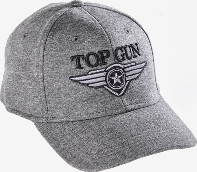 TOP GUN Cap in graumeliert / schwarz, Produktansicht