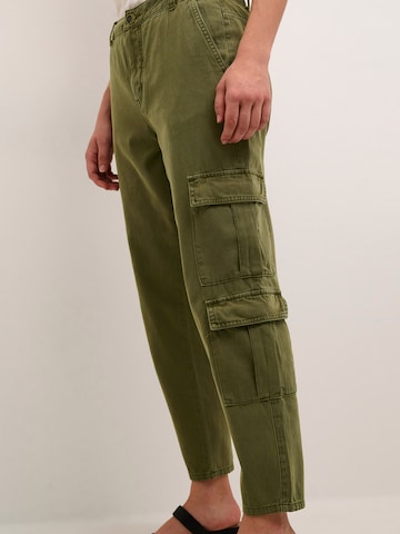 Coupe slim Pantalon cargo 'Jacky' CULTURE en vert