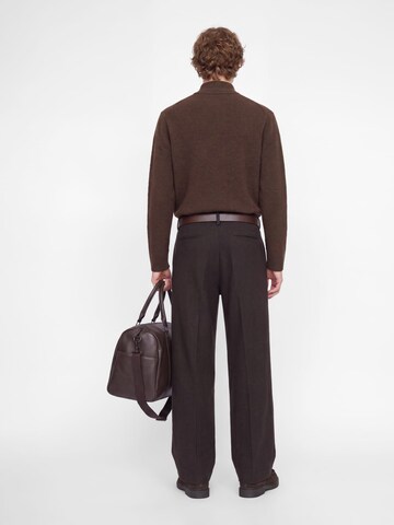 JACK & JONES Sweater 'Wesley' in Brown