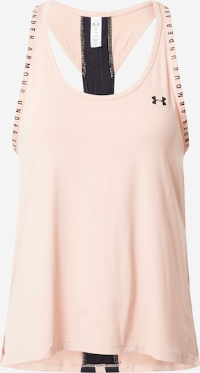 UNDER ARMOUR Sporttop 'Knockout' in nude / schwarz, Produktansicht