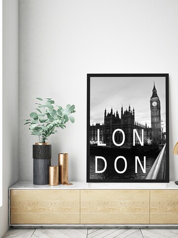 Liv Corday Bild 'London City' in Schwarz