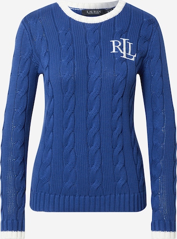 mėlyna Lauren Ralph Lauren Megztinis 'FRANCHOT': priekis