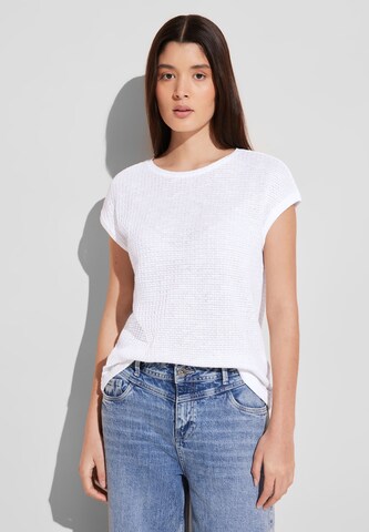 STREET ONE T-Shirt in Weiß: Vorderseite