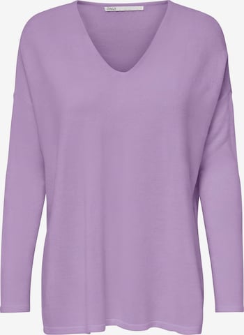 ONLY Sweater 'Amalia' in Purple: front