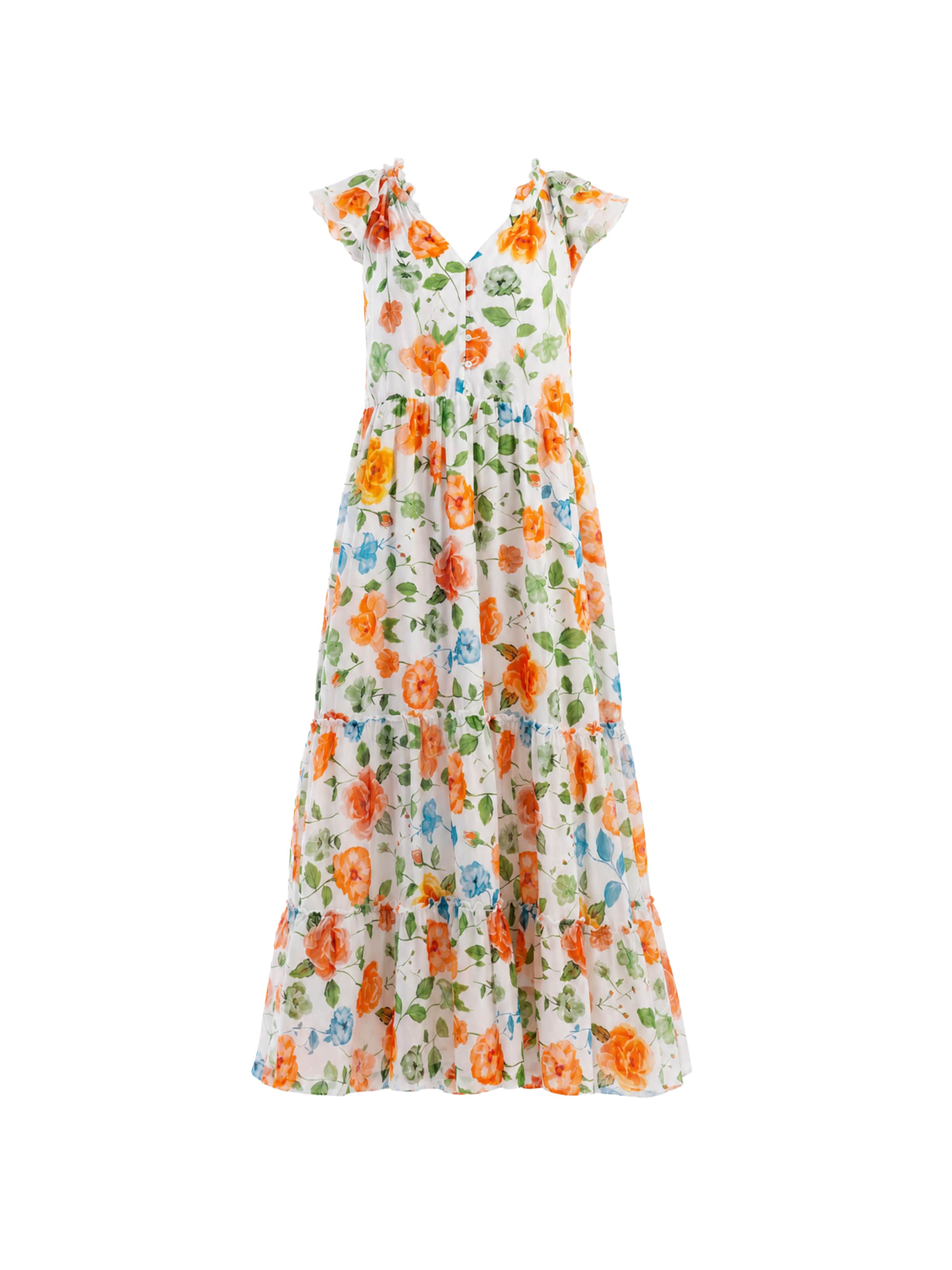 Robe Haris Cotton en beige : devant