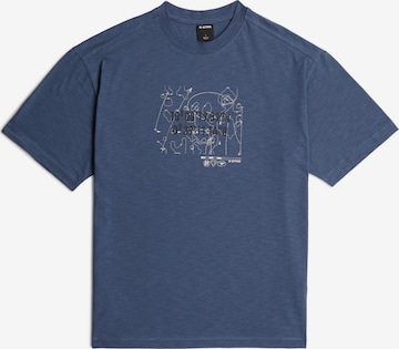 G-STAR T-Shirt - 'Coord Graphic Relaxed T-Shirt' in Blau: Vorderseite